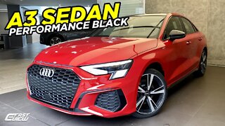 NOVO AUDI A3 SEDAN PERFORMANCE BLACK 2.0 TFSI 2022 AVALIAÇÃO COMPLETA!