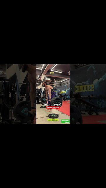 200KG DEADLIFT #shorts #youtubeshorts #shortsfeed #shortsvideo #trendingshorts #motivation #gym