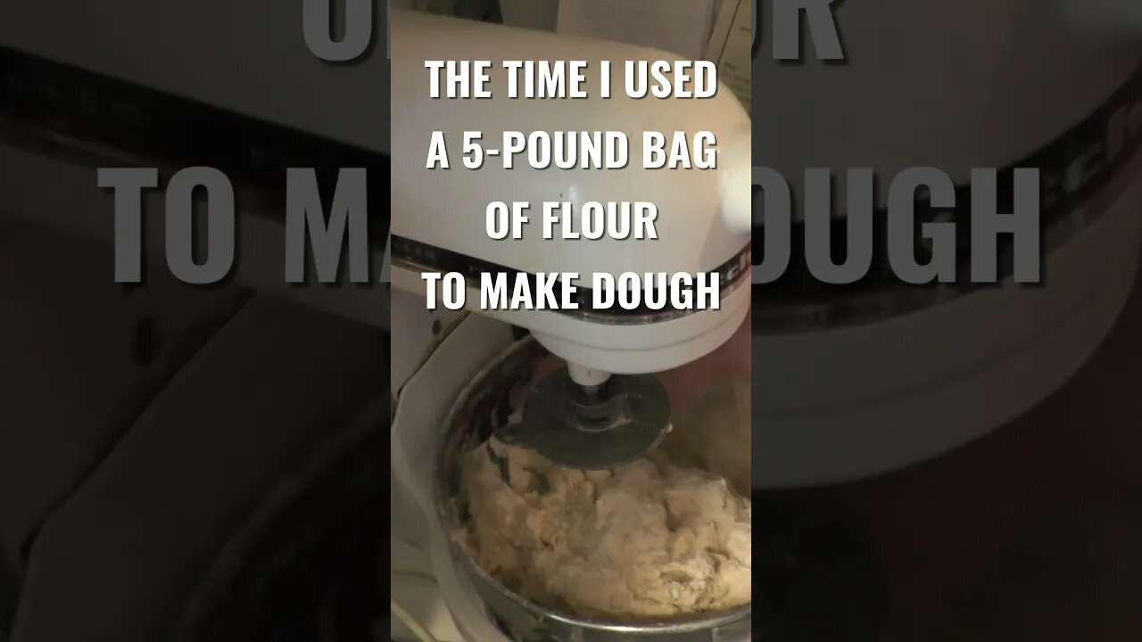 5 Pounds of Flour for a Batch of Dough? Not a Good Idea #Shorts