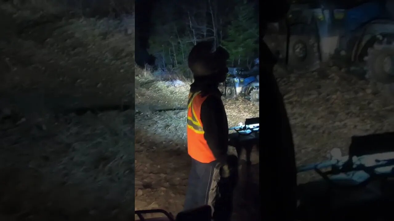 Excited much? #nightride #atv #newbrunswick #overexcited #oakhillcrew #ohcnb