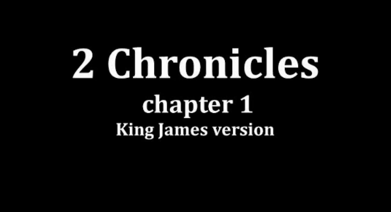 2 Chronicles 1 King James version