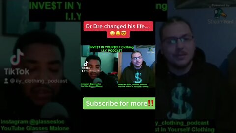Dr Dre changed his life…. 😳😧🤯 #shorts #rap #hiphop #drdre #gangsterrap #oldschoolhiphop