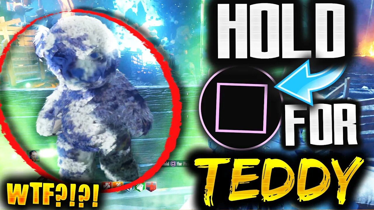 WTF?!?! "USE TEDDY AS WEAPON" In BLACK OPS 3 ZOMBIES! "REVELATIONS" - MOST INSANE VISUAL GLITCH BO3!