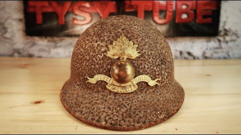 Rusted Military Helmet -impossible restoration
