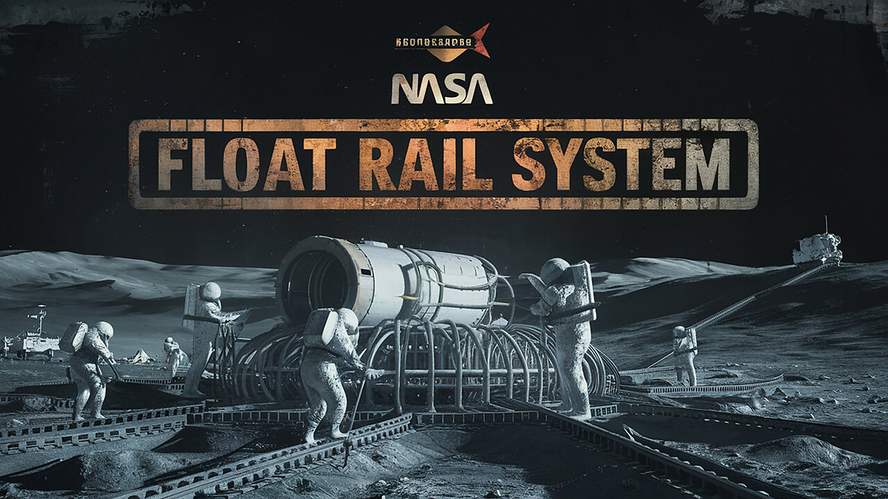 ⚠️NASA FLOAT magnetic MOON rail system⚠️