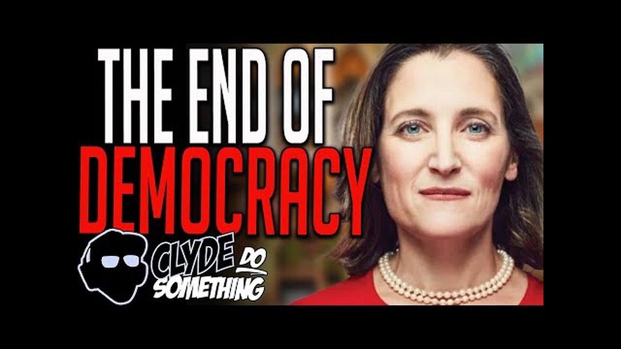 Chrystia Freeland Calls for the END OF CAPITALIST DEMOCRACY