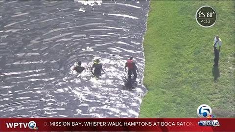 Toddler pulled from suburban West Palm Beach lake dies at hospital