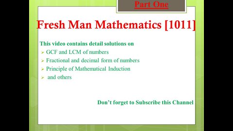 Fresh Man Mathematics, Work sheet II with detail solutions