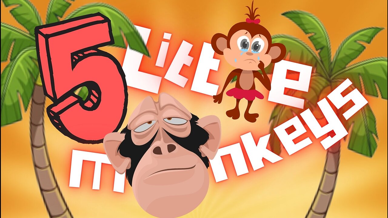 5 LITTLE MONKEYS | Kids Songs | Children's Music #forkids