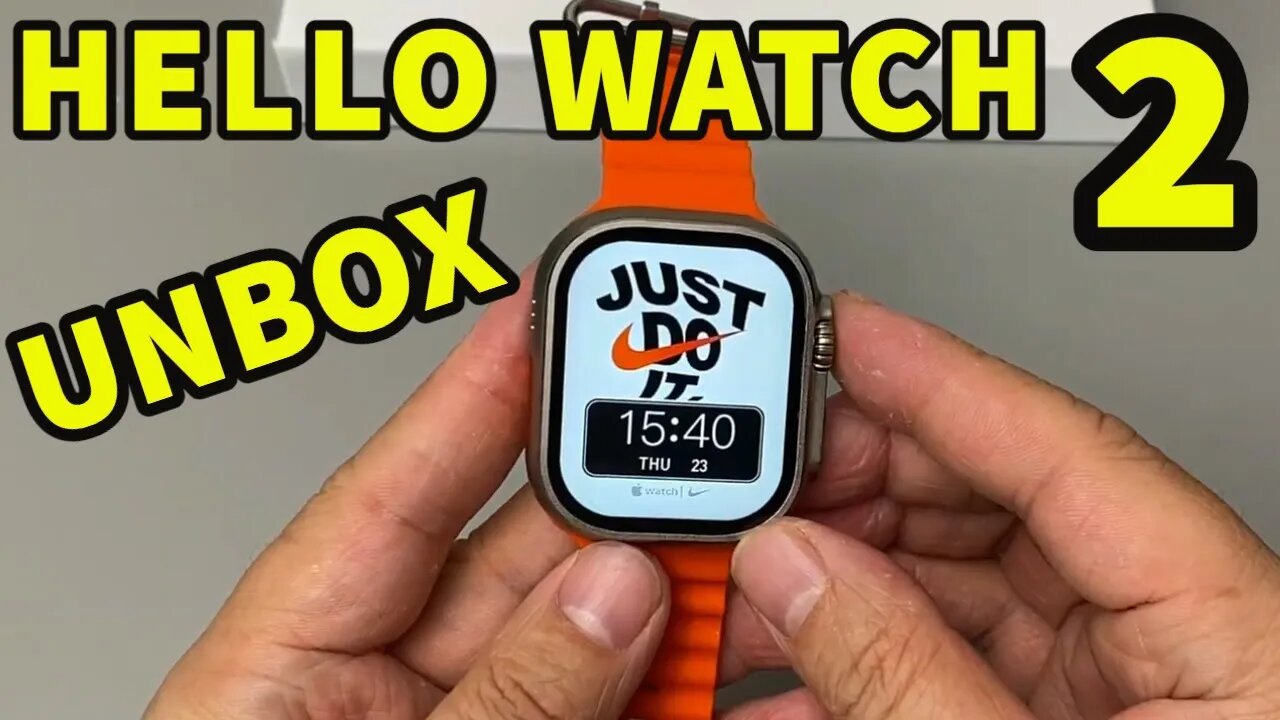 Smartwatch HELLO WATCH 2 ULTRA IWO H12 UNBOX