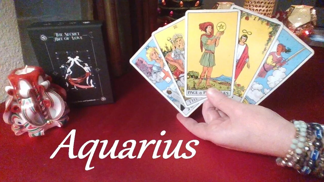 Aquarius ❤️💋💔 THIS Is What They Really Want To Say!! Love, Lust or Loss December 2022 #Tarot