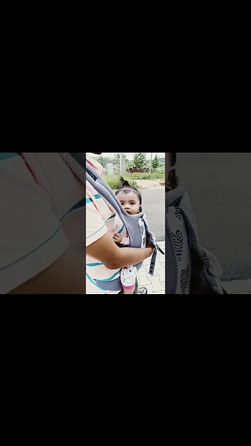 baby walking with papa