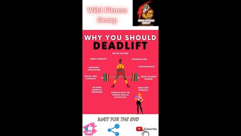 🔥Why you should do deadlift🔥#short🔥#fitnessshorts🔥#wildfitnessgroup🔥10 march 2022🔥