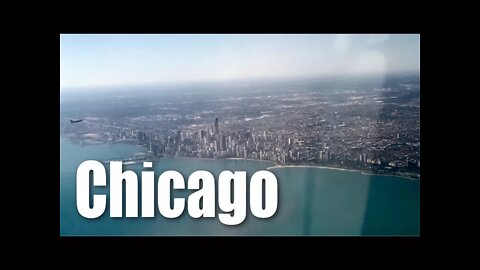 Downtown Chicago from the sky