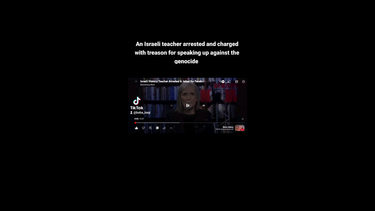 An Israeli Teacher Arrested for Opposing the Genocide