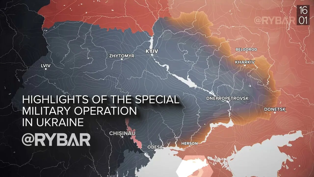 RYBAR Highlights of Russian Military Operation in Ukraine on January 16!