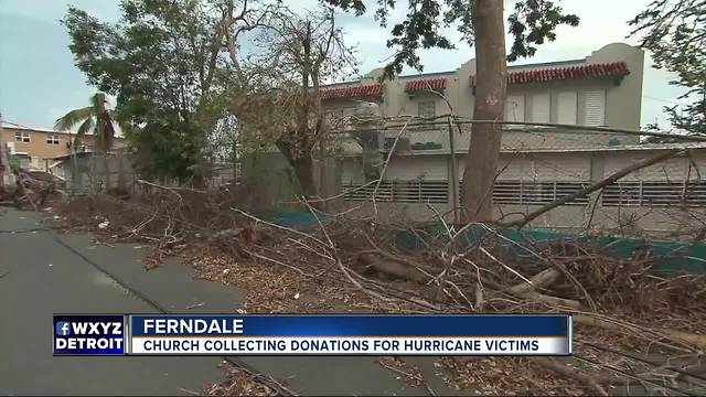 Metro Detroit church prepares donations for Puerto Rico hurricane relief