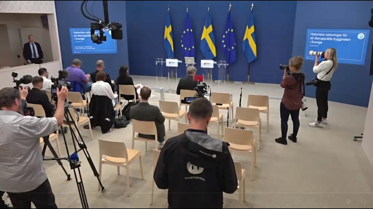 Historiska satsningar på rättsväsendet för att återupprätta tryggheten i Sverige 14 september 2023
