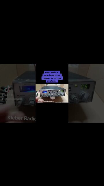 como medir a estacionária do rádio px Voyager
