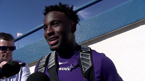 Kansas State Football | Felix Anudike-Uzomah Postgame Interview | K-State 35, Kansas 10