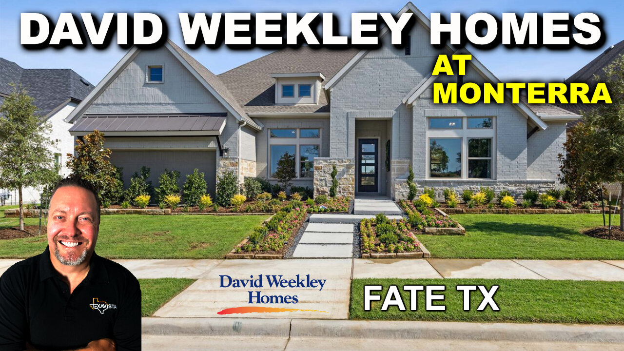 East Dallas Suburbs | Monterra | Builders Series Pt 2 | David Weekley Homes | Fate Tx