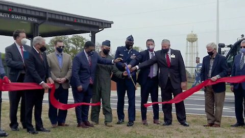 Sheppard Main Gate Ribbon Cutting Ceremony