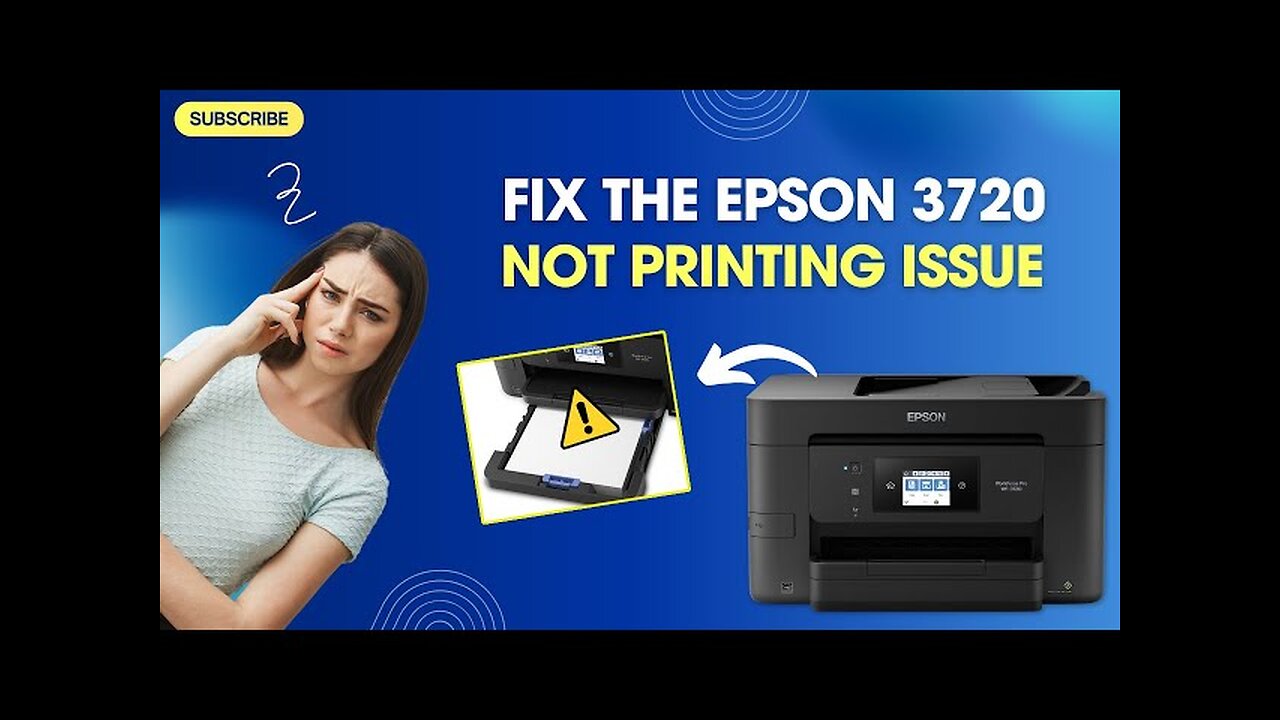 Fix the Epson 3720 Not Printing Issue