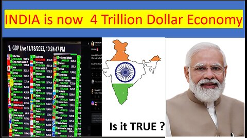 India is now a 4 Trillion Dollar Economy?? IS IT TRUE?