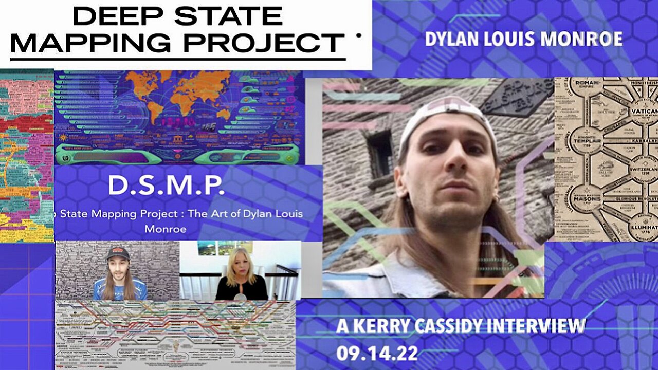 Deep State Mapping Artist/Researcher, Dylan Monroe Interviewed by Kerry Cassidy (9/14/22) Topics Include Correlating Groups: Khazars/Mossad/Zionists, Nazis, Jesuits, The Vatican, Switzerland, and More! 🐆 PROJECT CAMELOT