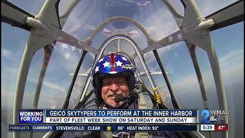 FLEET WEEK: Geico Sky Typers to perform at the Inner Harbor