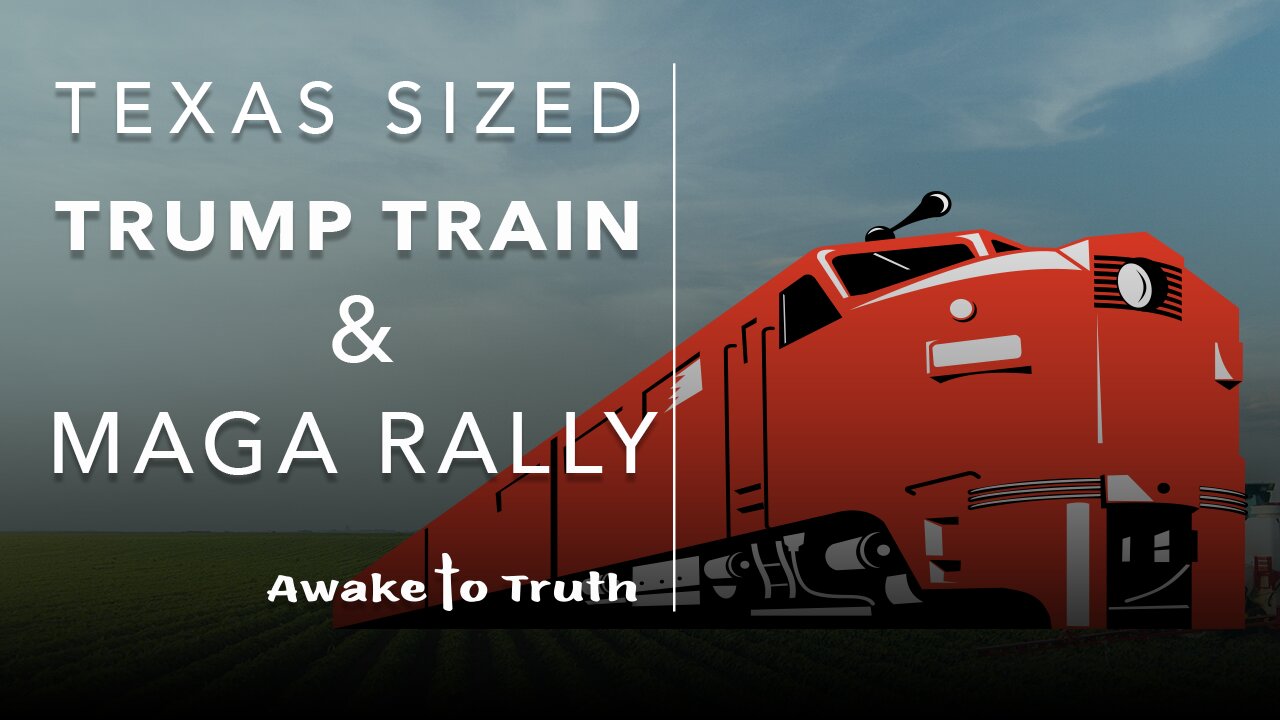 Texas-Sized Trump Train & MAGA Rally