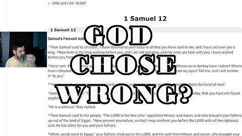 Fall Of Saul (First Round) 1 Samuel 12-15