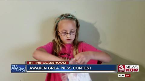 ITC: Fourth grader wins Awaken Greatness Contest through Archdiocese of Omaha