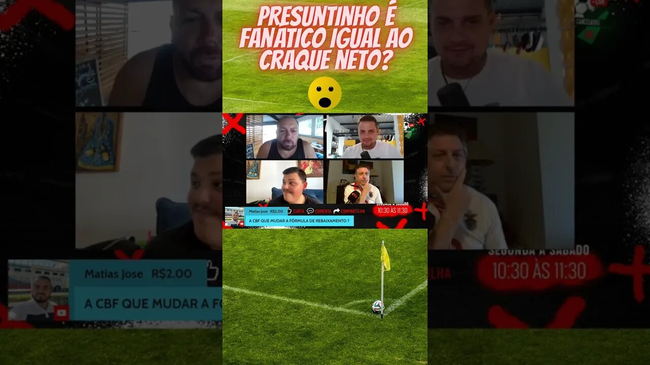 Presuntinho é um fanático flamenguista? #shorts #flamengo #craqueneto #oscancelados #shortviral2023