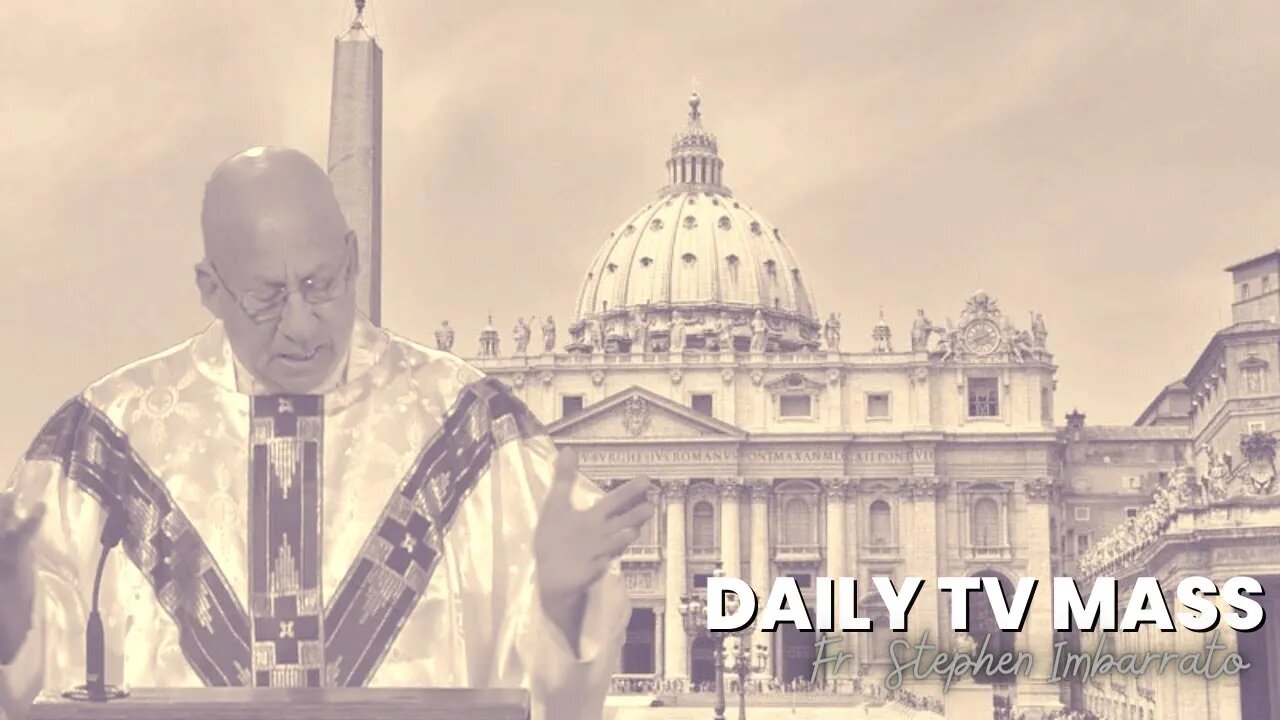 The Daily Mass - Catholic TV Mass with Fr. Imbarrato - Fri, Oct. 14, 2022