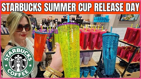 Starbucks Coffee | NEW Summer Cups 2023 RELEASE DAY | Store Walk Thru | #starbucks #coffee