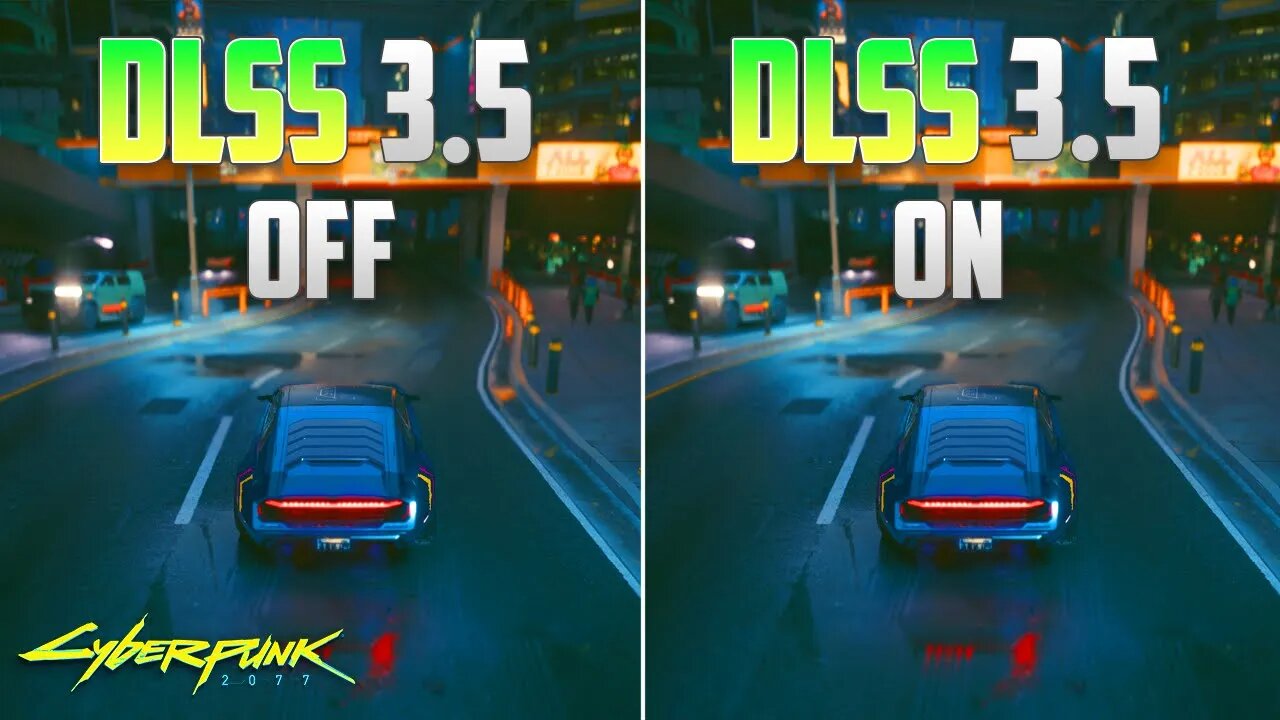 Cyberpunk 2077 DLSS 3.5 On VS Off (Ray Reconstruction)