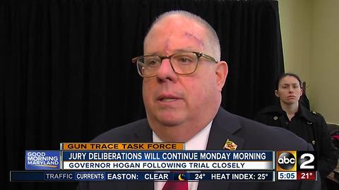 Governor Hogan reacts to GTTF testimony