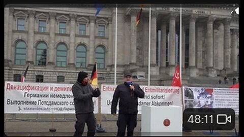 Wer in der BRD wählt, wählt automatisch den Krieg! Deutscher Bundestag Berlin 14.12.2024