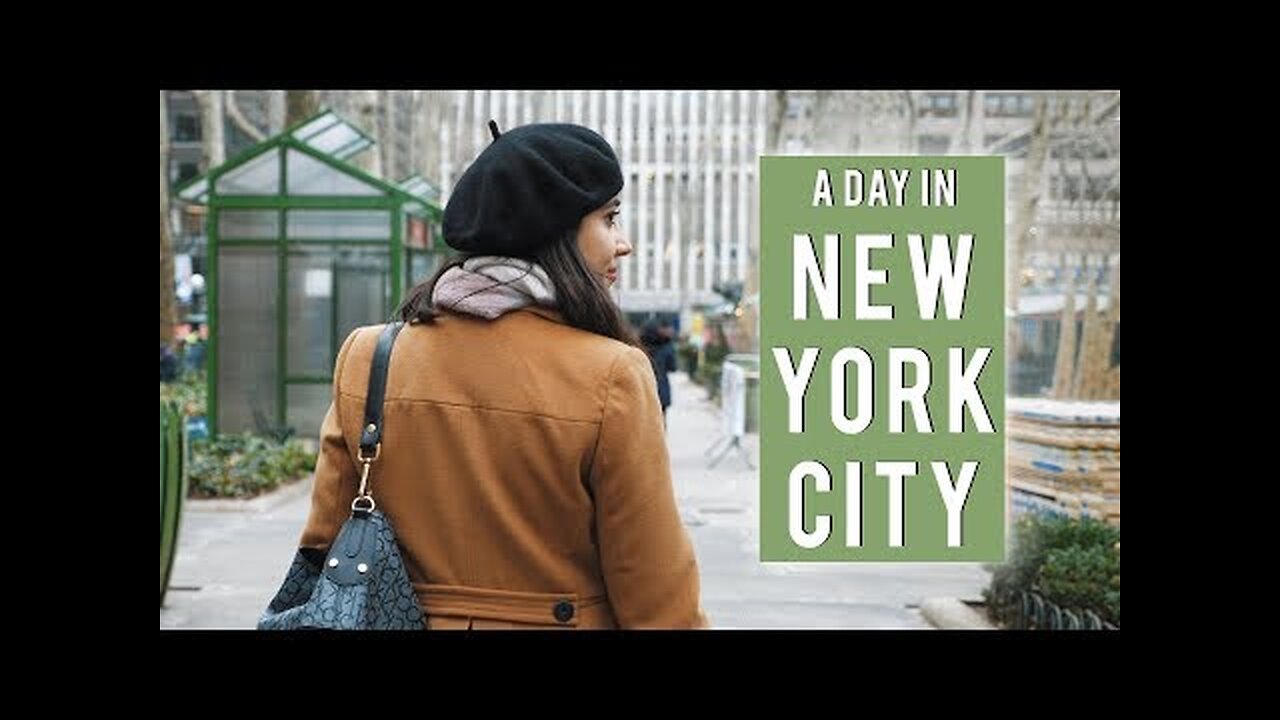 Indian Tourist Ice Skating in Bryant Park! Manhattan, New York City Winter Vlog | Tanya Khanijow