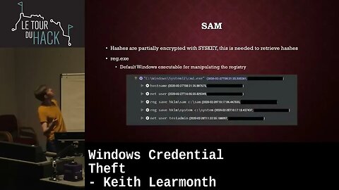 Windows Credential Theft by Keith Learmonth