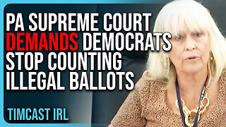 PA Supreme Court DEMANDS Democrats STOP Counting Illegal Ballots For THIRD TIME, ARREST THEM