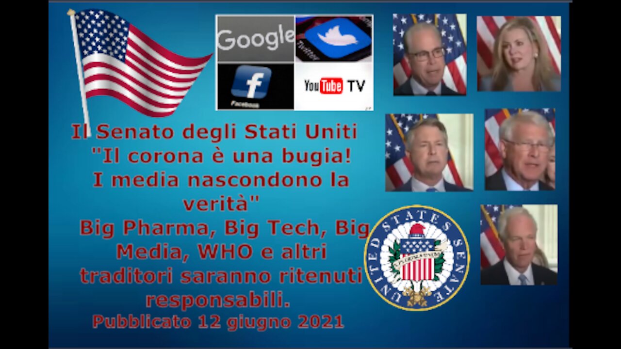 VIDEO DEI SENATORI AMERICANI