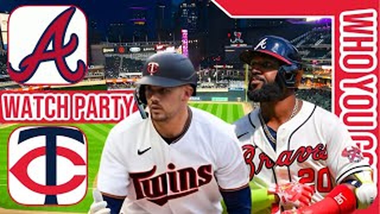 Atlanta Braves vs Minnesota Twins | Live Play by Play Stream & Reaction 3D | MLB 24 Season Gm 132