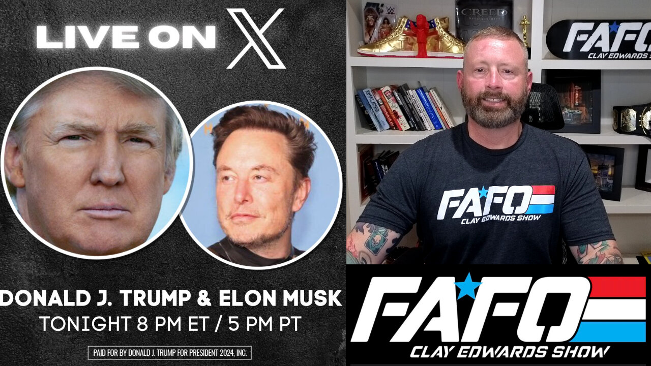 ELON MUSK X DONALD TRUMP LIVESTREAM (TECHNICAL ISSUES EDITED OUT)