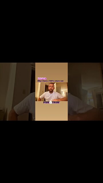 Why I have a 100% return rate