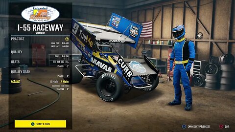 World of Outlaws: Dirt Racing - I-55 Raceway Gameplay
