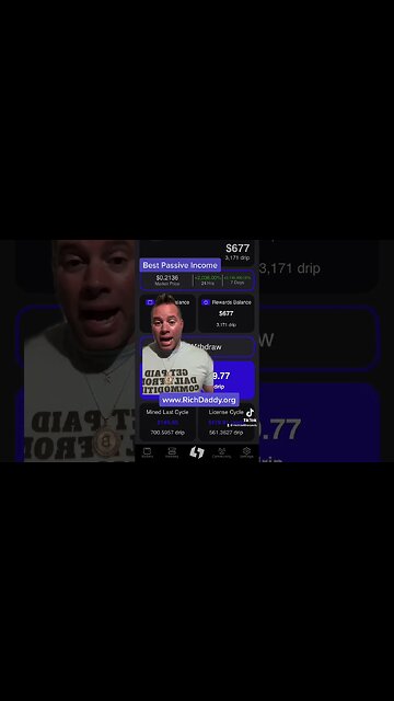 Purchase one time and get paid for life!! #passiveincome #water #cryptocurrency #nodes #richdad