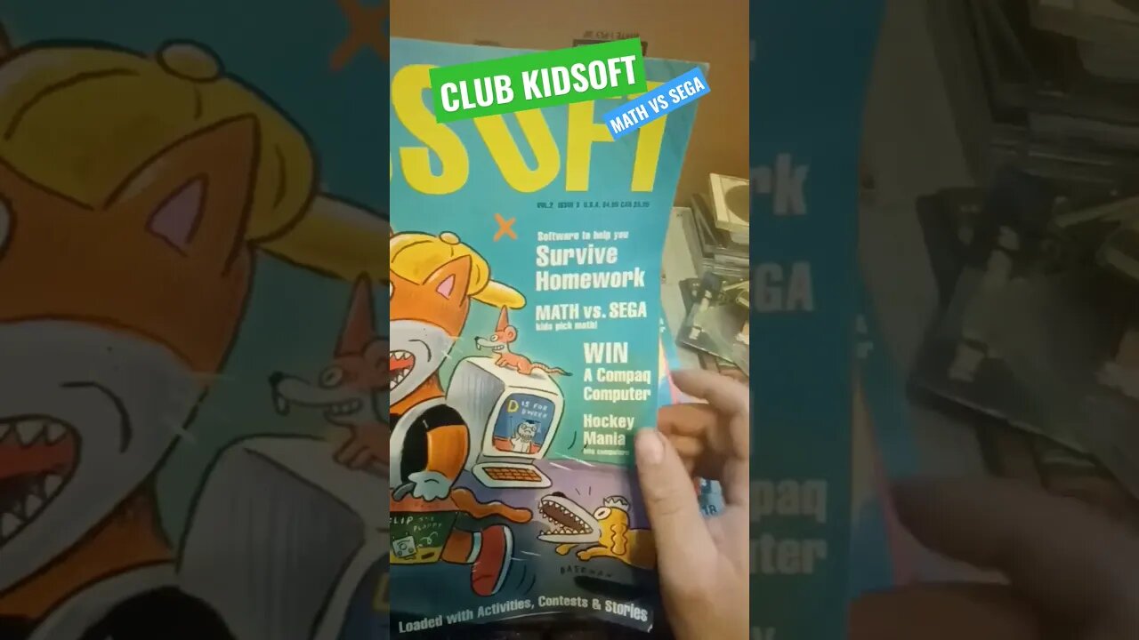 MATH VS SEGA??? Club Kids soft magazine part 1 #shorts