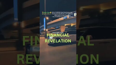 FINANCIAL REVELATION #financialmovies #financing #gigworker #selfemployed #businessfunding #loans #f